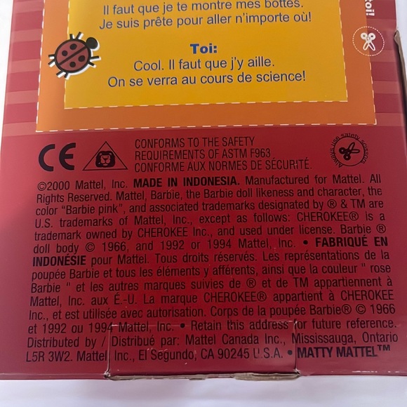 ❤️2000 Barbie CHEROKEE STYLE Special Edition - Picture 9 of 10